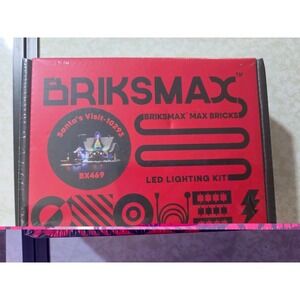 BRIKSMAX LED Lighting Kit for Creator Santa's Visit 10293 BX469 New Sealed